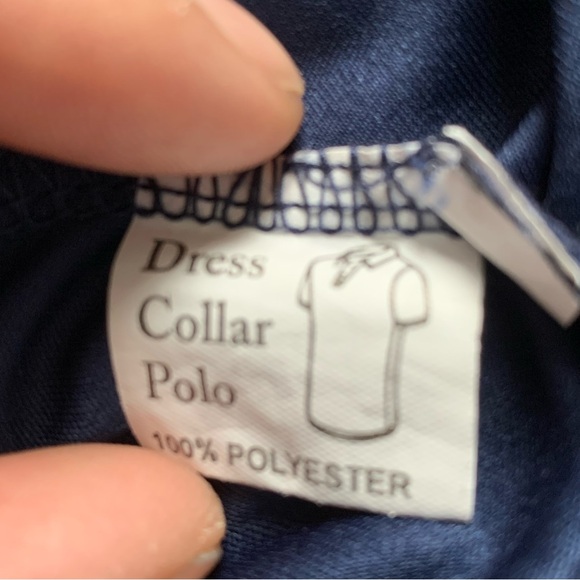 Collars & Co. Dress Collar Polo Blue Size 2XL - Picture 5 of 5